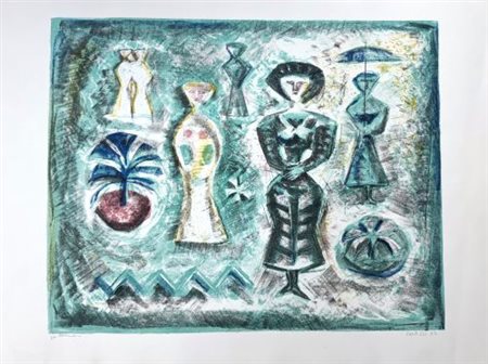 Massimo Campigli “Senza titolo” 1967