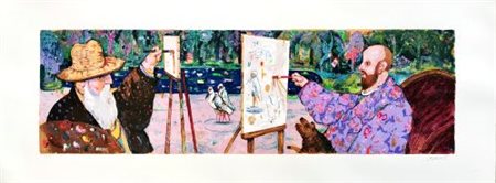 Antonio Possenti “Il pittore nel bosco”