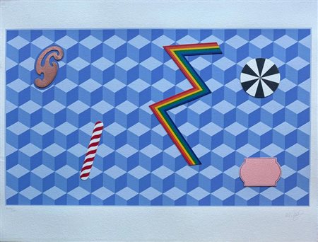 Lucio Del Pezzo “Pavimento modificato”