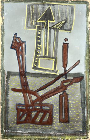 Riccardo Licata  
Pittura n. 9 1962
