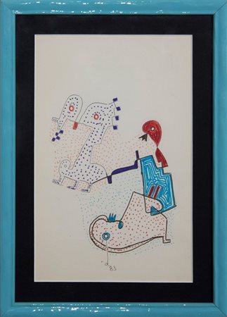 Gillo  Dorfles  
Senza Titolo 1983
