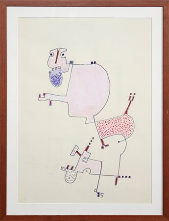 Gillo Dorfles  
Senza Titolo 1985
