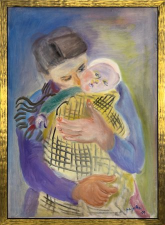 Guido Pajetta  
Maternità (Madre e figlio in inverno) 1944
