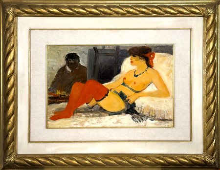 Salvatore Fiume 
Nudo femminile Anni Ottanta
