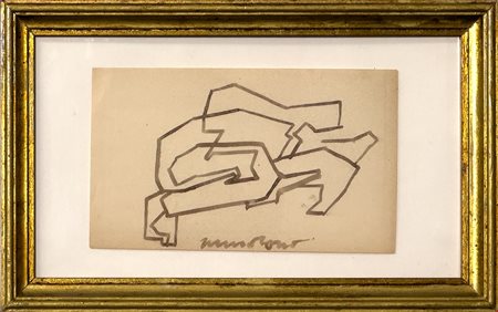 Mino Rosso 
Senza titolo anni Quaranta
