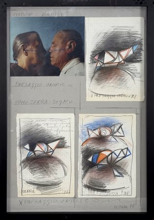 Michele Zaza 
Paesaggio onirico 1978
