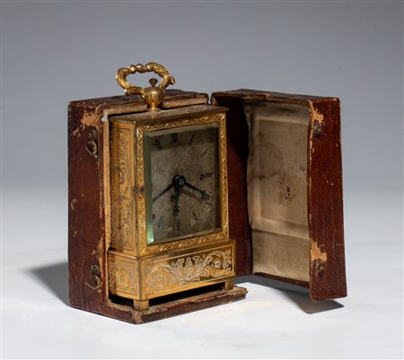   Orologio da viaggio attribuibile alla Maison Samson - Parigi, XIX secolo
