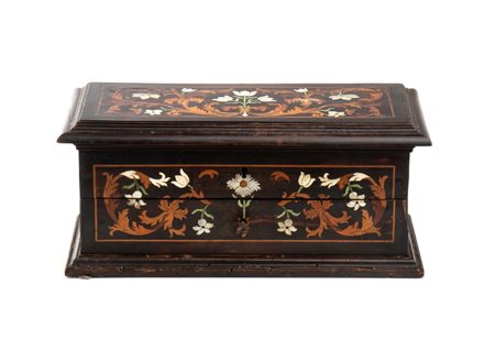 LEONARDO VAN DER VINNE (ambito di)   Cofanetto italiano in legno e madreperla - Firenze, XVII-XVIII secolo