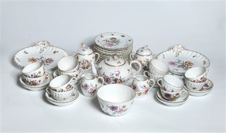   Servizio da tè in porcellana, manifattura Nymphenburg  - Germania, XX secolo