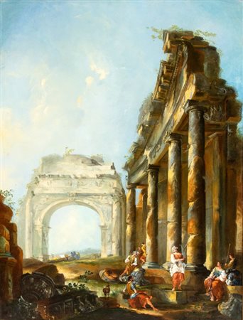   Capriccio architettonico di rovine romane - Italia, XX secolo