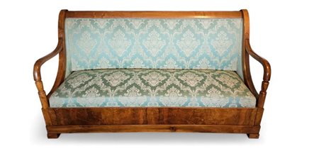   Divano in legno stile Biedermeier  - Italia, prima metà del XIX secolo