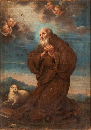 Artista napoletano, XVIII secolo   Visione di San Francesco di Paola - XVIII secolo