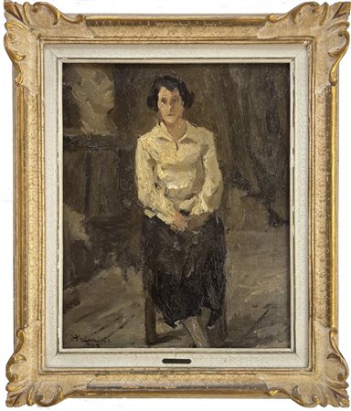 CRISTOFORO DE AMICIS ALESSANDRIA 1902 - MILANO 1987 Figura femminile