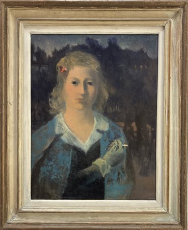 GIULIO BENZI QUARGNENTO (AL) 1907 - ROBILANTE (CN) 1955 La fumatrice