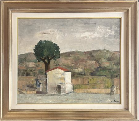 PIETRO MORANDO ALESSANDRIA 1889 - 1980 Paesaggio