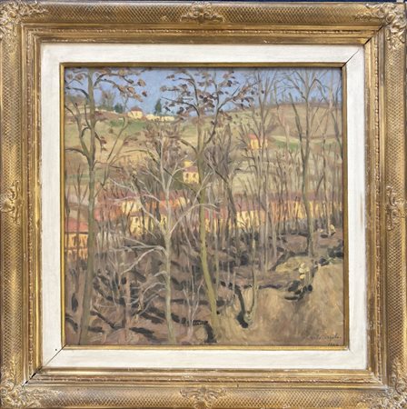 CARLO TERZOLO INCISA SCAPACCINO 1904 - TORINO 1975 Case a Pocapaglia