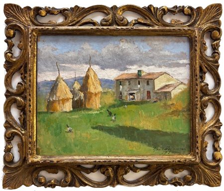 GINO TOMMASI LIVORNO 1880 - 1942 Campagna toscana