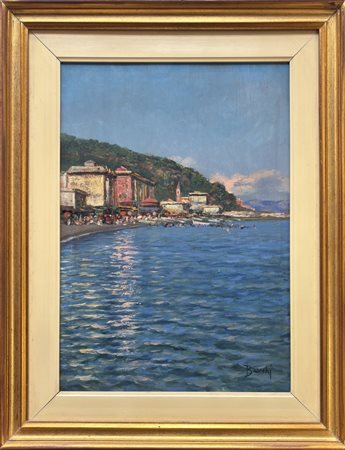 ANNUNZIO BARCHI CHIAVARI (GE) 1869 - ROMA 1897 Marina di Genova