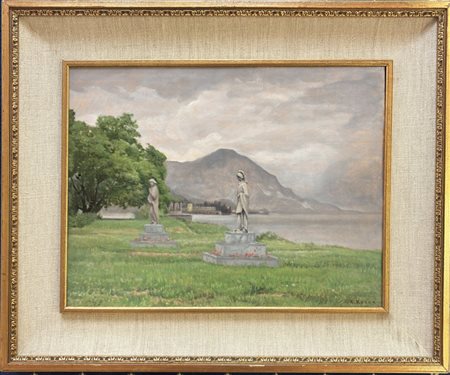 ADOLFO ROLLA BUENOS AIRES 1899 - TORINO 1967 A Stresa, Lago Maggiore