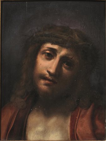 Carlo Dolci (Firenze 1616 &ndash; Firenze1686) ECCE HOMO olio su tavola, cm...