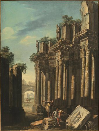 Artista attivo a Roma alla met&agrave; del XVIII secolo CAPRICCI...