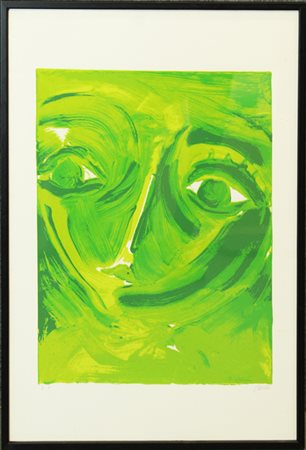 VIRGILIO GUIDI, "Verde", anni 70