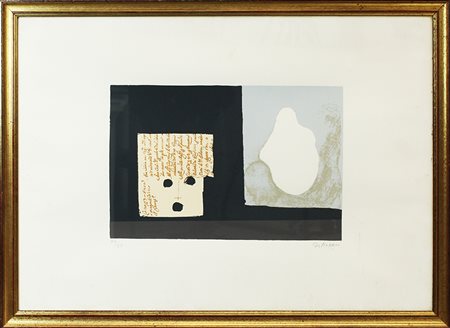 FRANCO VILLORESI, "Composizione astratta", anni '60