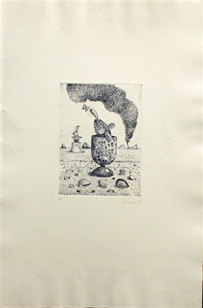 ANTONIO POSSENTI, "Pesce nel calice", anni '80