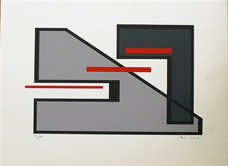 MARIO RADICE, "Strutture", anni '70