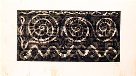 LUCIANO LATTANZI, "Astrazione", 1976