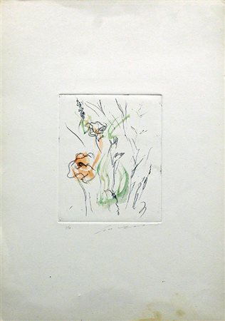 ERNESTO TRECCANI, "Fiori", anni '70