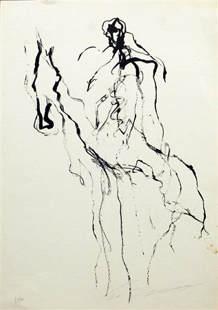 ERNESTO TRECCANI, "Cavaliere a Cavallo", anni '70