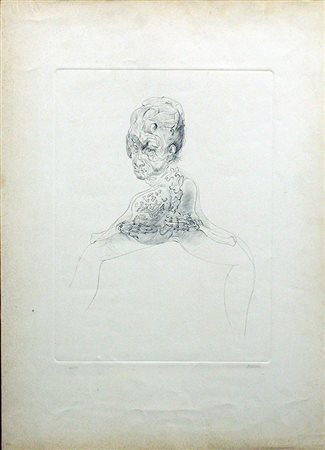 HANS BELLMAR, "Ritratto della madre di Alberto Giacometti", anni '60 circa
