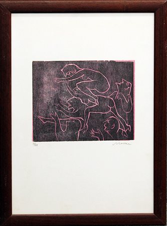 MINO MACCARI, "Figure", Anni '80