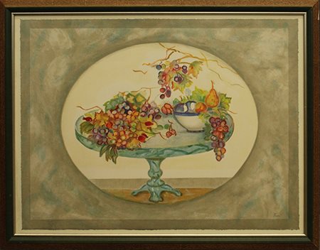 FELICITA FRAI, "Vassoio in ovale", 1990