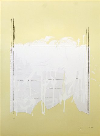 Mario Schifano, ""Monocromo bianco"