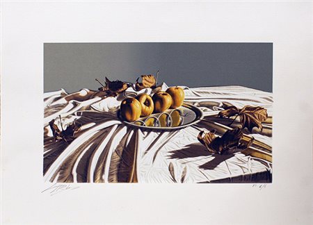 FIRMA ILLEGGIBILE, "Natura morta", anni '80