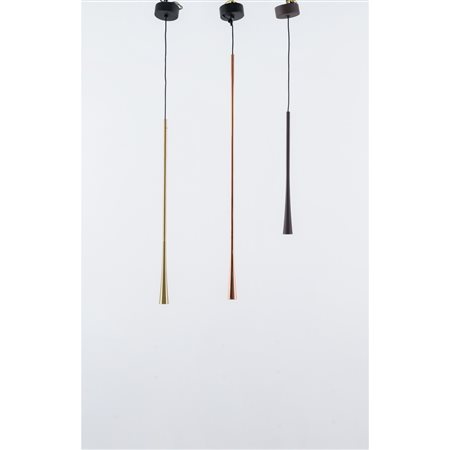 PRODUZIONE ITALIANA 2000 ca., Tre lampade a sospensione