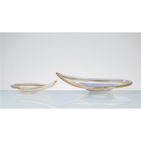 MAESTRI MURANESI, Due centrotavola in vetro