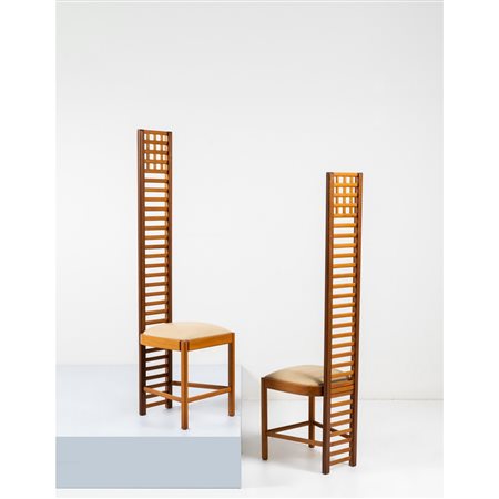 CHARLEES RENNIE MACKINTOSH, Coppia di sedie “292 Hill House”