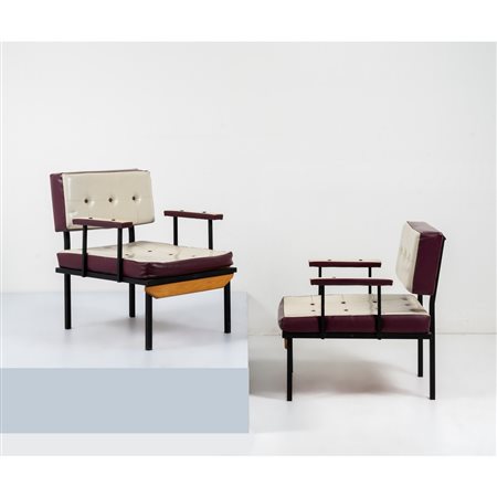 PRODUZIONE ITALIANA 1960 ca., Coppia di poltrone