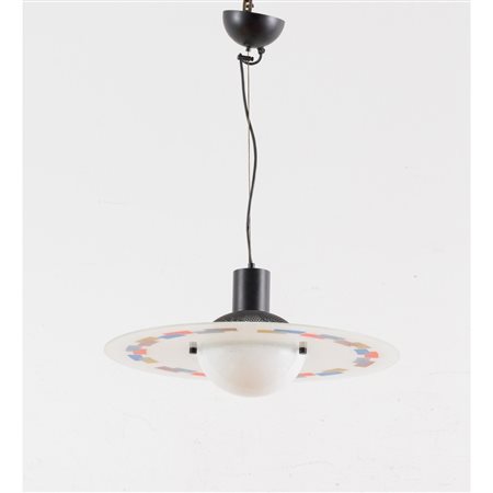 PRODUZIONE ITALIANA 1960 ca., Lampada sospensione e da parete