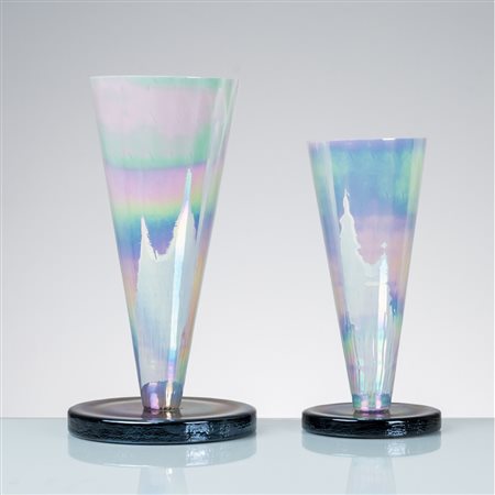 MAESTRI MURANESI, Due lampade da tavolo