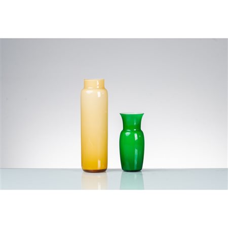 VETRARTI E MAESTRI MURANESI, Due vasi in vetro