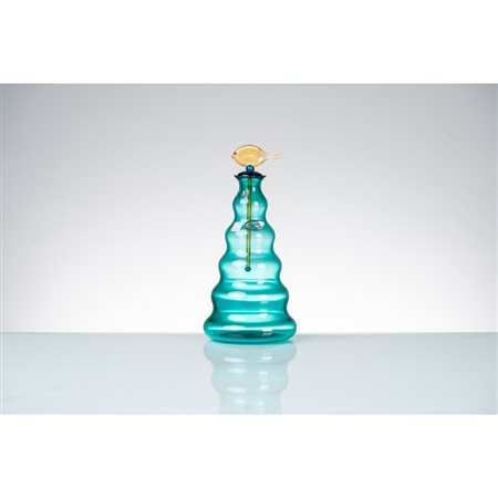 ENRICO COVERI, Bottiglia per profumo in vetro