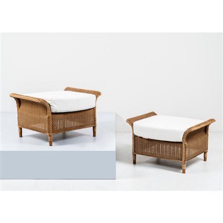 PRODUZIONE ITALIANA 1990 ca., Coppia di pouf