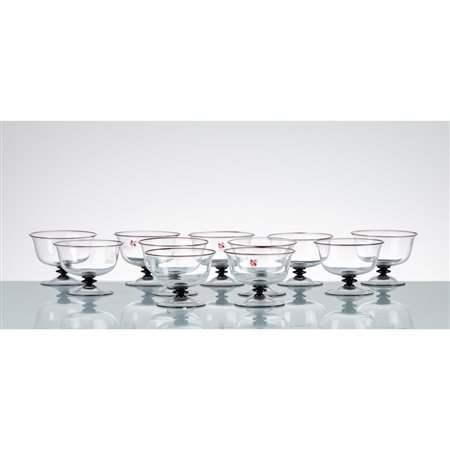 BAROVIER E TOSO, Dieci coppe