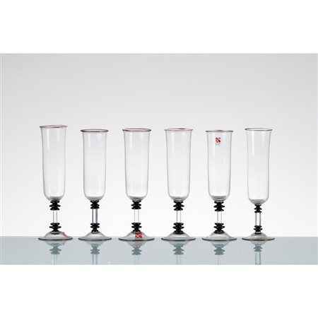 BAROVIER E TOSO, Sei flûtes