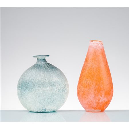 CENEDESE (Attr.), Due vasi in vetro