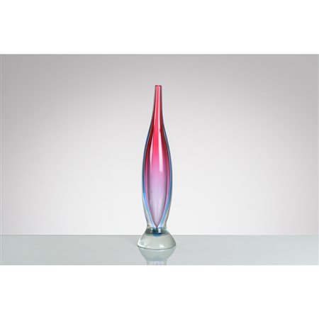 FLAVIO POLI, Vaso in vetro